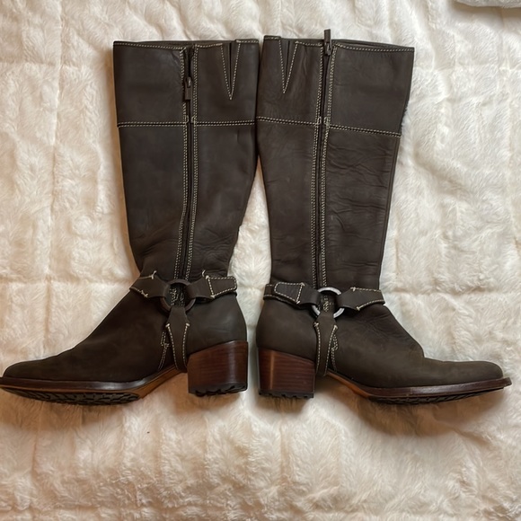 Timberland knee high leather harness boots - Picture 2 of 11